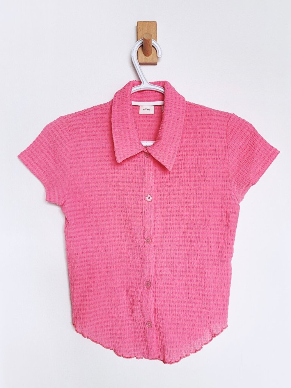 Wilfred Prudence Pink Button Down Shirt - Size Small